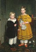 Robert Peckham The Raymond Children oil painting
